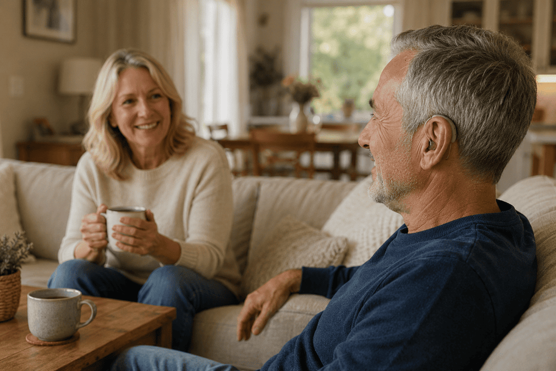 Adults adjusting OTC hearing aid sound for different everyday environments