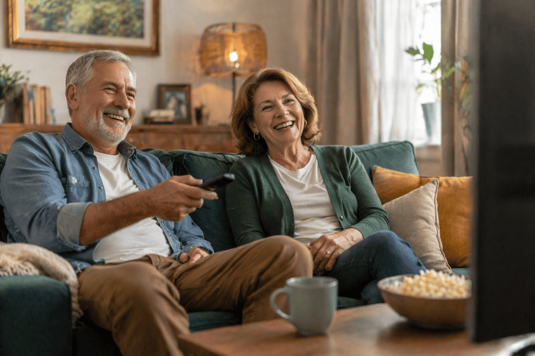 Adult getting started with OTC hearing aids at home for the first time