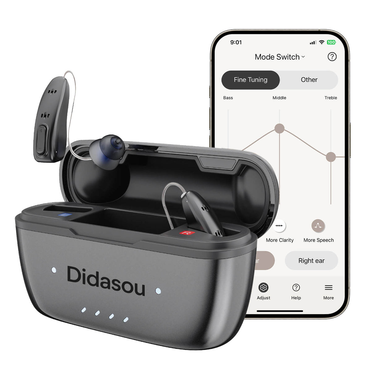 Didasou S2 RIC OTC Hearing Aid