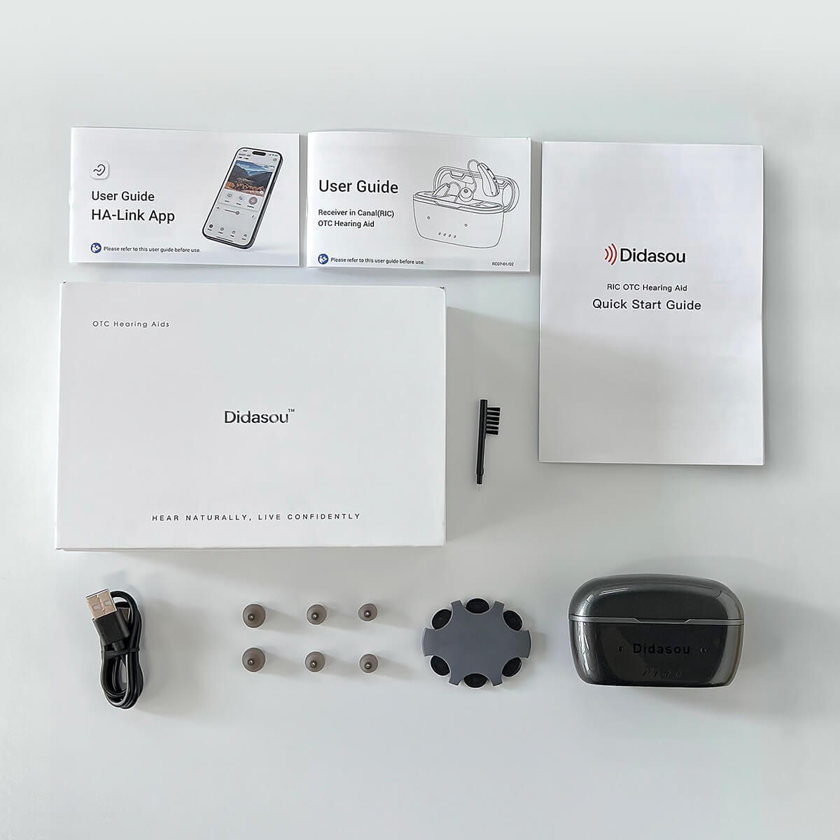Didasou S2 OTC RIC Hearing Aid (Adults 18+)